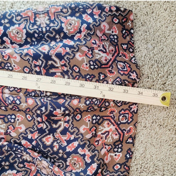 Fossil Multicolored Aztec Print Spaghetti Strap Mini Sundress, sz Small - Picture 14 of 15